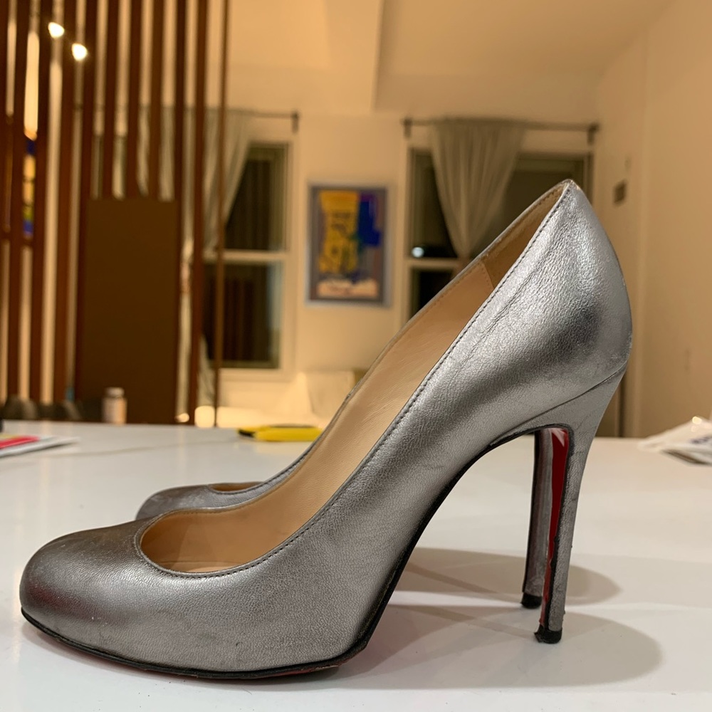 Christian Louboutin Metallic Fifi 100mm Pumps